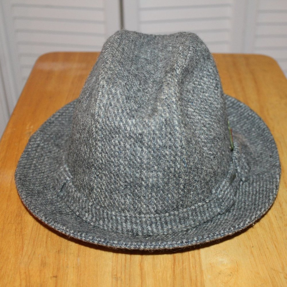 Stetson Vintage Tweed Gray Wool Fedora